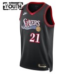 Philadelphia 76ers Trikot Joel Embiid Nike 2025-26 Classic Edition Schwarz Swingman - Kinder